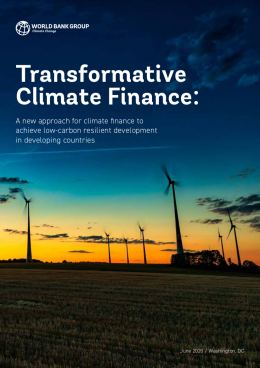 Transformative Climate Finance: A New Approach for Climate Finance to Achieve Low-carbon Resilient Development in Developing Countries