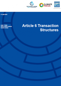 Article 6 Transaction Structures