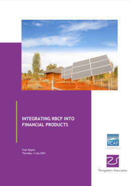 Integrating RBCF into Financial Products